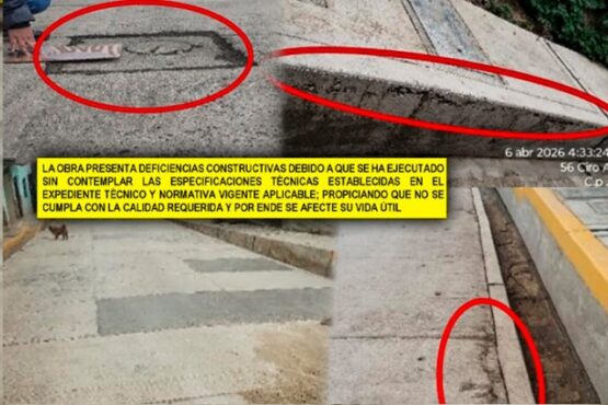 Julcán: Contraloría detecta deficiencias en obra que ejecuta la gestión de Tarsis Reyes