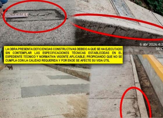 Julcán: Contraloría detecta deficiencias en obra que ejecuta la gestión de Tarsis Reyes