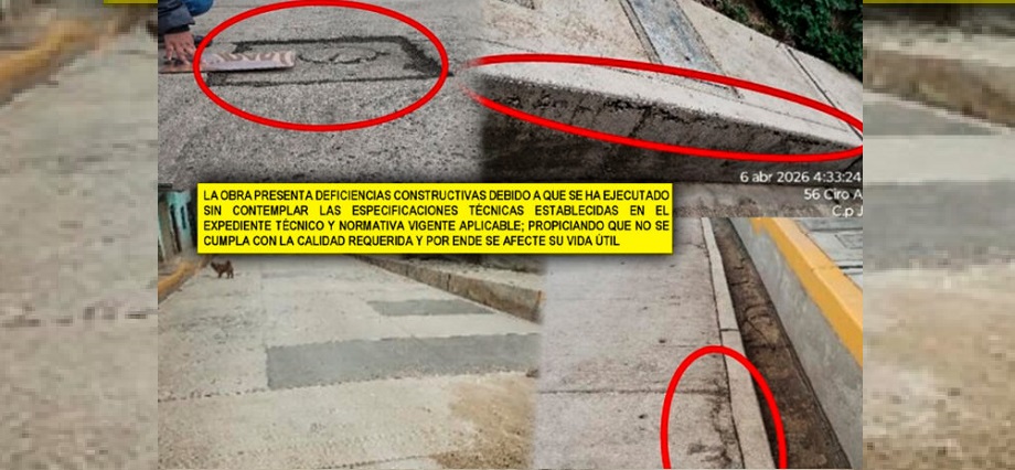 Julcán: Contraloría detecta deficiencias en obra que ejecuta la gestión de Tarsis Reyes