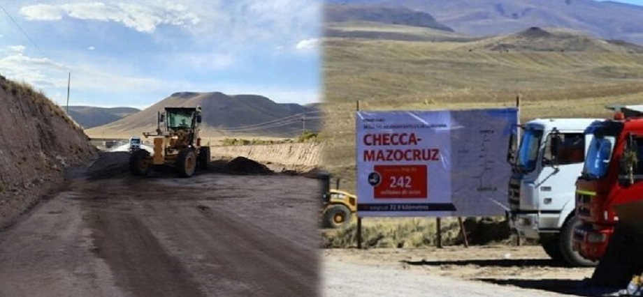 Puno: Reactivarán carretera Checca–Mazocruz tras cinco años de paralización