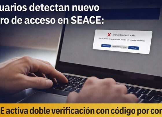 Usuarios del SEACE reportan nuevo código de verificación al ingresar y descubren cambio implementado por el OECE