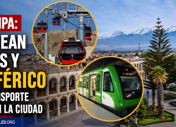 Arequipa: plantean trenes y teleférico para transporte urbano en la ciudad