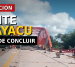 Construcción del puente Aucayacu a punto de concluir