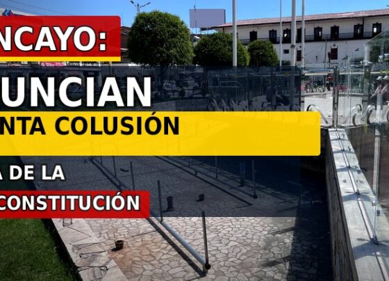 Huancayo: Denuncian presunta colusión en obra de la Plaza Constitución