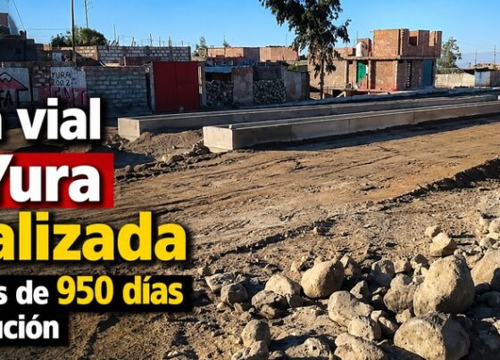 Obra vial en Yura paralizada tras más de 950 días de ejecución