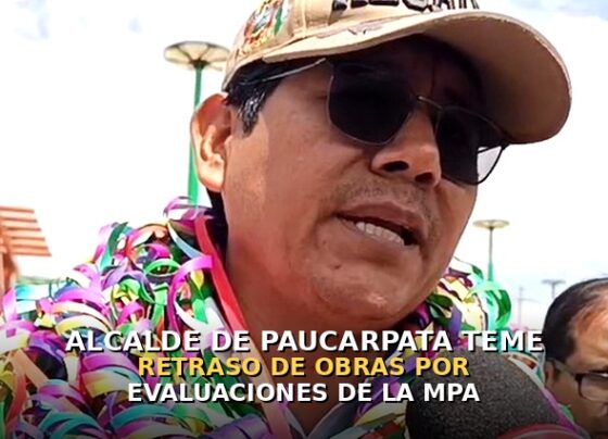 Alcalde de Paucarpata teme retraso de obras por evaluaciones de la MPA