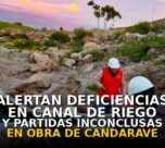 Alertan deficiencias en canal de riego y partidas inconclusas en obra de S/ 2.4 millones de Candarave