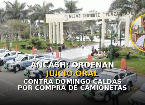 Áncash: ordenan juicio oral contra Domingo Caldas por compra de camionetas