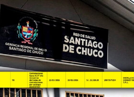 Anulan cuestionada orden de compra en RIS Santiago de Chuco que fue adjudicada a empresa recién creada
