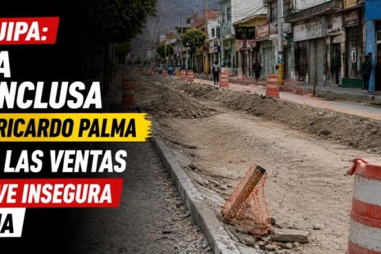 Arequipa: Obra inconclusa en av. Ricardo Palma frena las ventas y vuelve insegura la zona