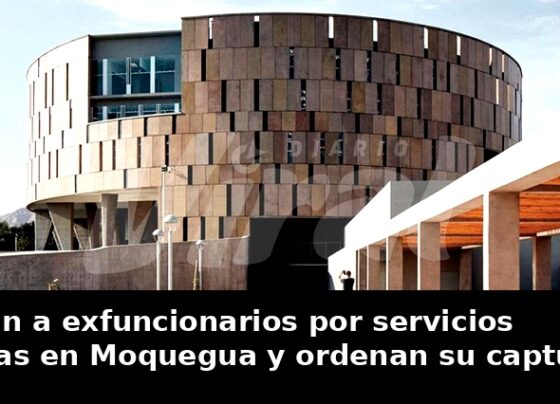 Condenan a exfuncionarios por servicios fantasmas en Moquegua y ordenan su captura