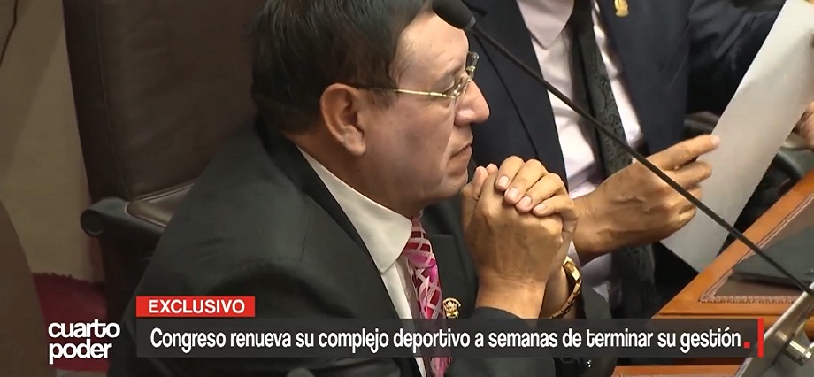 Congreso renueva su complejo deportivo a semanas de terminar su gestión