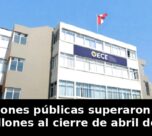 Contrataciones públicas superaron los S/ 14,500 millones al cierre de abril de 2026