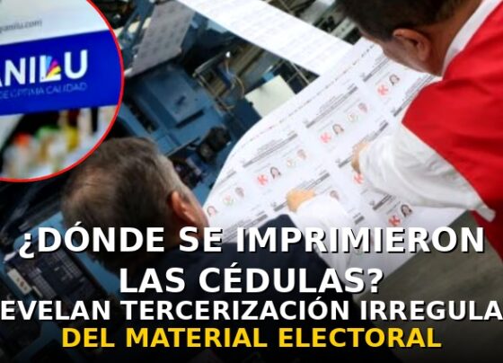 ¿Dónde se imprimieron las cédulas?: trabajadores revelan tercerización irregular del material electoral