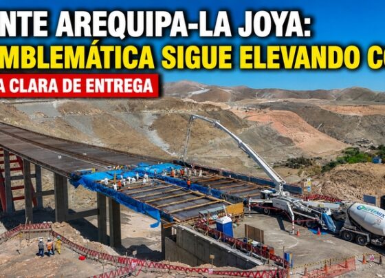 EL PUENTE AREQUIPA-LA JOYA: Obra emblemática sigue elevando costos y sin fecha clara de entrega