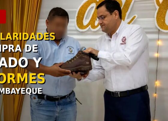 Hallan irregularidades en compra de calzado y uniformes en el GORE Lambayeque