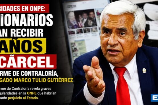 Irregularidades en ONPE: funcionarios podrían recibir 20 años de cárcel tras informe de Contraloría, indica abogado Marco Tulio Gutiérrez