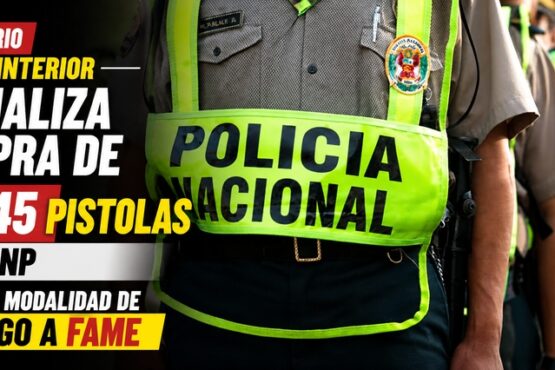 Ministerio del Interior oficializa compra de 31,045 pistolas para PNP mediante modalidad de encargo a FAME