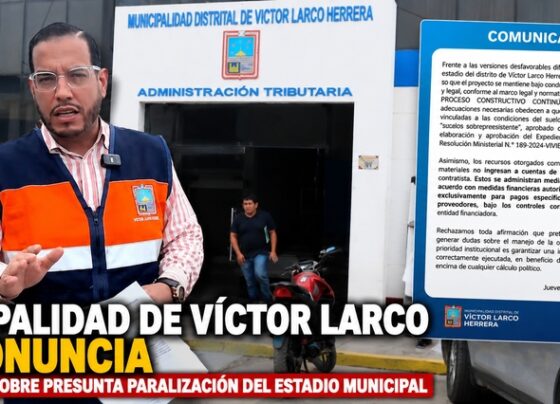 Municipalidad de Víctor Larco se pronuncia tras difusión sobre presunta paralización del estadio municipal