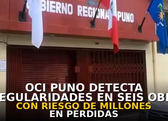 OCI Puno detecta irregularidades en seis obras con riesgo de millones en pérdidas