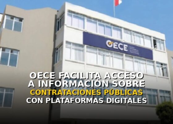 OECE facilita acceso a información sobre contrataciones públicas con plataformas digitales