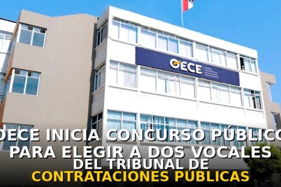 OECE inicia concurso público para elegir a dos vocales del Tribunal de Contrataciones Públicas