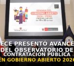 OECE presentó avances del Observatorio de Contratación Pública durante la Semana de Gobierno Abierto 2026