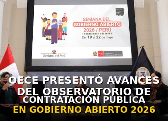 OECE presentó avances del Observatorio de Contratación Pública durante la Semana de Gobierno Abierto 2026