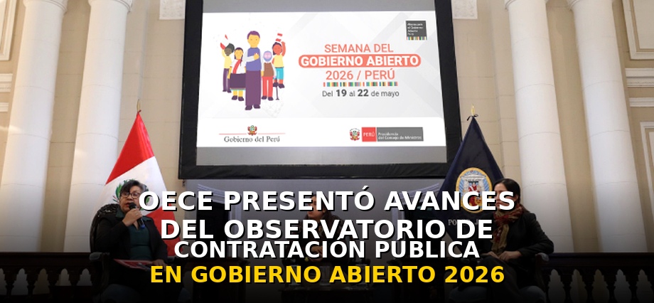 OECE presentó avances del Observatorio de Contratación Pública durante la Semana de Gobierno Abierto 2026