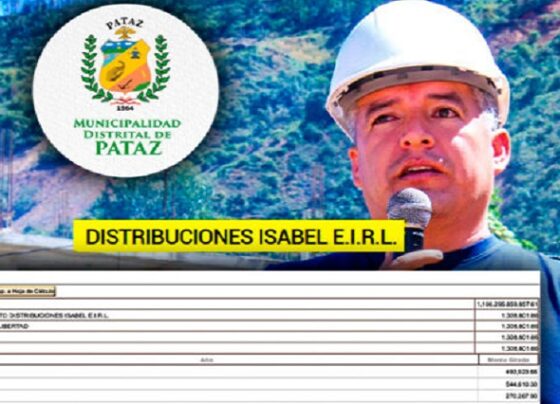 Pataz: Distribuciones Isabel solo ha contratado con la gestión de Segundo Armas y ya ganó más de S/ 1 millón