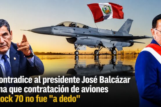 PCM contradice al presidente José Balcázar y afirma que contratación de aviones F-16 block 70 no fue “a dedo”