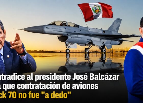PCM contradice al presidente José Balcázar y afirma que contratación de aviones F-16 block 70 no fue “a dedo”