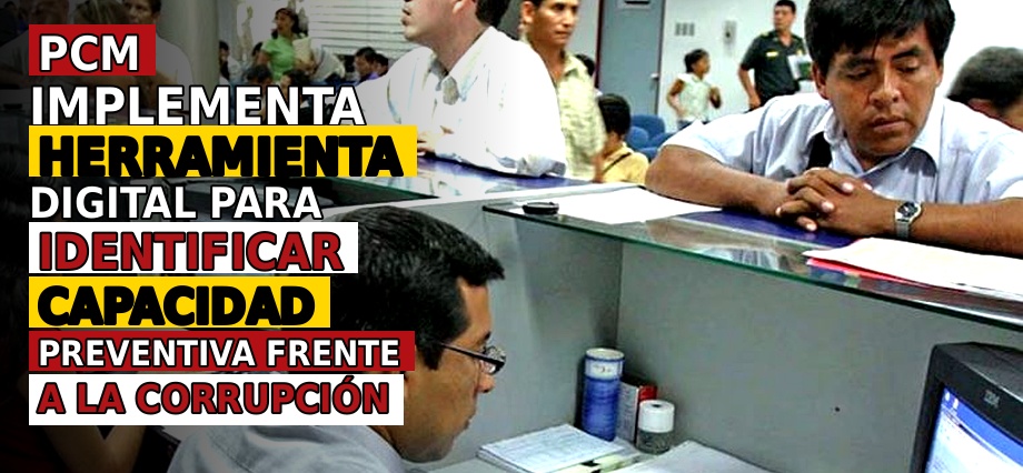 PCM implementa herramienta digital para identificar capacidad preventiva frente a la corrupción
