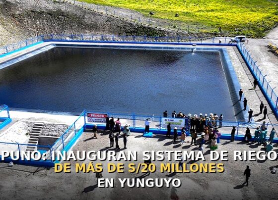 Puno: Inauguran sistema de riego de más de S/20 millones en Yunguyo