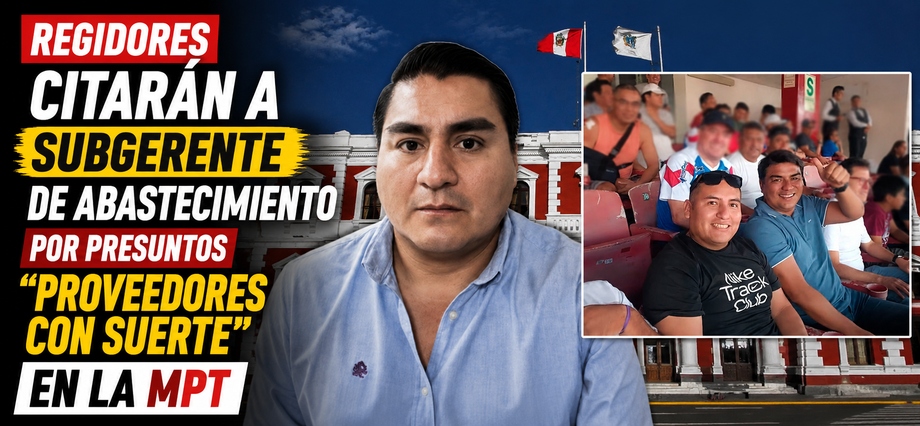 Regidores citarán a subgerente de Abastecimiento por presuntos “proveedores con suerte” en la MPT