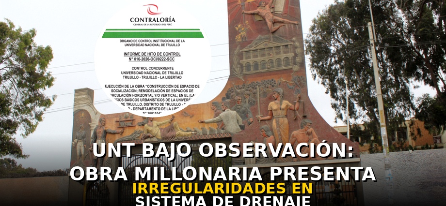 UNT bajo observación: obra millonaria presenta irregularidades en sistema de drenaje