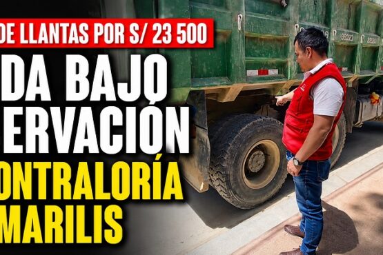 Compra de llantas por S/ 23 500 queda bajo observación de Contraloría en Amarilis