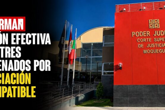 Confirman prisión efectiva para tres condenados por negociación incompatible