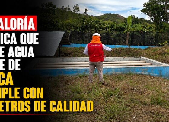 Contraloría identifica que obra de agua potable de La Peca no cumple con parámetros de calidad