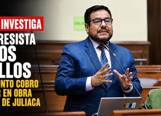 Fiscalía investiga a congresista Carlos Zeballos por presunto cobro irregular en obra municipal de Juliaca