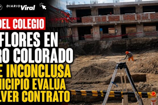 Obra del colegio Las Flores en Cerro Colorado sigue inconclusa y municipio evalúa resolver contrato