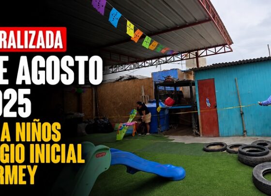 Obra paralizada desde agosto de 2025 afecta a niños de colegio inicial en Huarmey