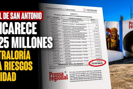 Obra vial de San Antonio se encarece a S/ 25 millones y Contraloría alerta riesgos de calidad