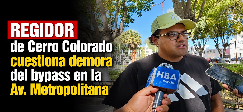 Regidor de Cerro Colorado cuestiona demora del bypass en la Av. Metropolitana