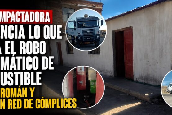 Una compactadora evidencia lo que sería el robo sistemático de combustible en San Román y exponen red de cómplices