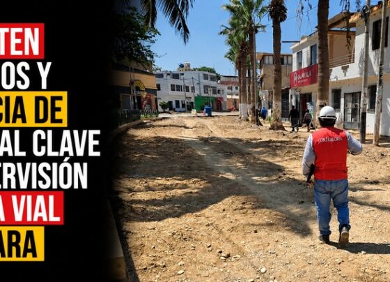 Advierten retrasos y ausencia de personal clave en supervisión de obra vial de Talara