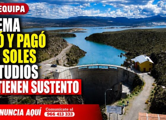 Arequipa: Autodema aprobó y pagó 115 mil soles por estudios que no tienen sustento