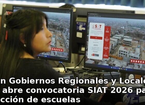 Atención Gobiernos Regionales y Locales, Minedu abre convocatoria SIAT 2026 para construcción de escuelas