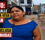 Chiclayo: Vecinos de calle Vicente de la Vega denuncian 3 años de obra inconclusa y aguas servidas