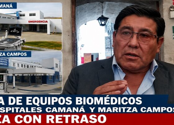Compra de equipos biomédicos para hospitales Camaná y Maritza Campos avanza con retraso